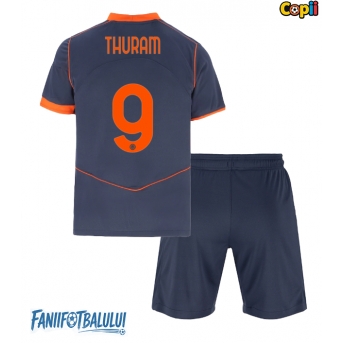 Inter Milan Marcus Thuram #9 Echipament de Fotbal Replică 2025-26 Copii Treilea (+ Șorturi)